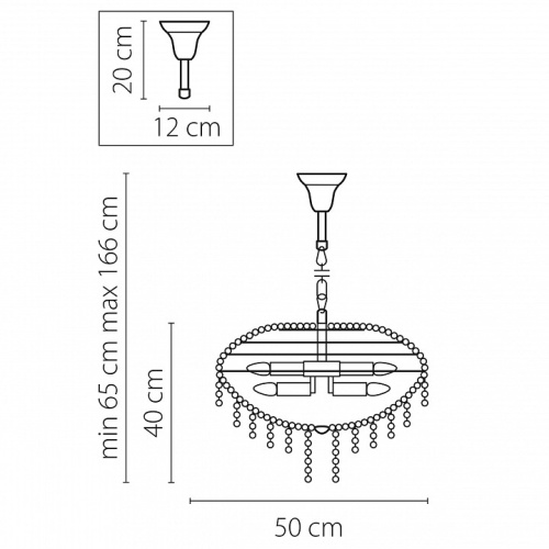 Подвесная люстра Osgona Classic 700120 в Нижнем Новгороде фото 5