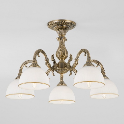 Люстра на штанге Eurosvet Caldera 60106/5 античная бронза в Нижнем Новгороде