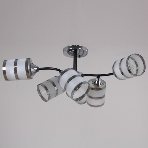 Люстра на штанге  45360-0.3-06 BK+CR в Нижнем Новгороде фото 3