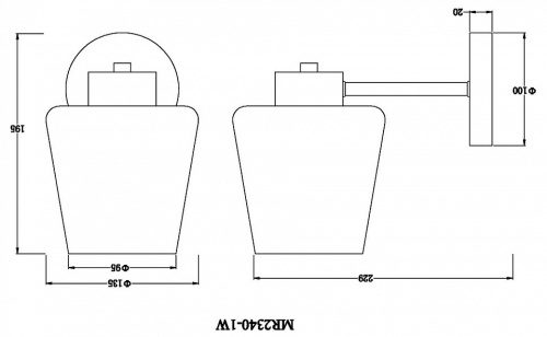 Бра MyFar Mark MR2340-1W в Нижнем Новгороде фото 2