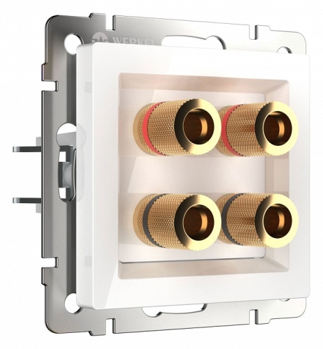 Розетка акустическая без рамки Werkel белый W1185001 в Нижнем Новгороде