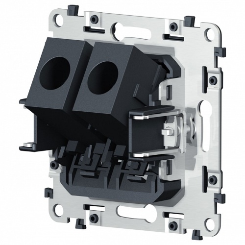 Механизм розетки телефонной RJ-11 со шторкам Ambrella Volt QUANT VM189 в Нижнем Новгороде фото 4