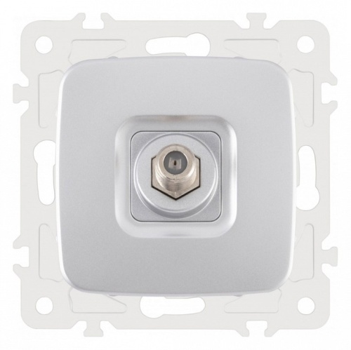 ТВ-розетка без рамки Arte Milano am-205 205.42-1.silver в Нижнем Новгороде