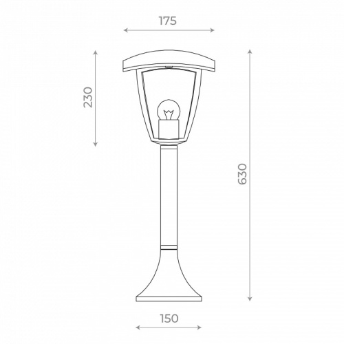 Наземный низкий светильник ST-Luce Sivino SL081.405.01 в Нижнем Новгороде фото 2