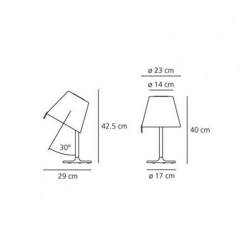 Настольная лампа декоративная Artemide  0710010A в Нижнем Новгороде фото 7