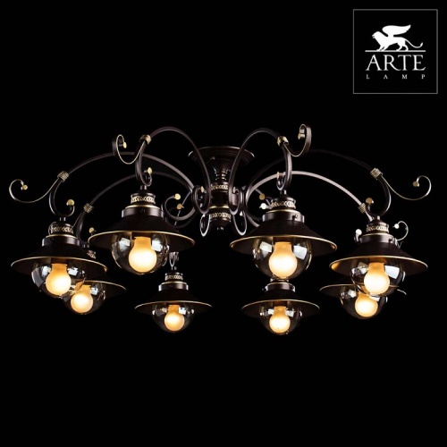 Потолочная люстра Arte Lamp Grazioso A4577PL-8CK в Нижнем Новгороде фото 2