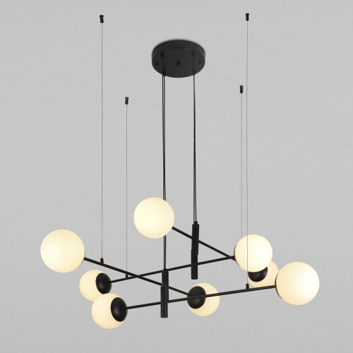 Подвесная люстра Eurosvet Planet 70146/8 черный в Нижнем Новгороде