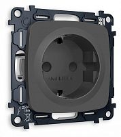 Розетка с заземлением и со шторкой, без рамки Ambrella Volt OMEGA MO907010 в Нижнем Новгороде