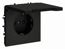 Розетка с заземлением и со шторкой, без рамки с крышкой Voltum S70 VLS040308 в Нижнем Новгороде