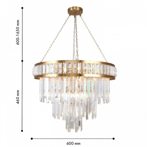 Подвесная люстра Favourite Preston 4732-12P в Нижнем Новгороде фото 2