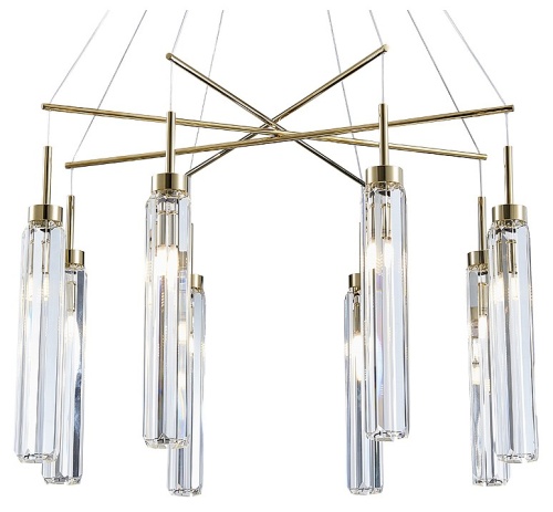 Подвесная люстра Newport 4520 4524+4/S gold в Нижнем Новгороде