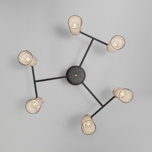 Потолочная люстра Eurosvet Amado 70115/6 черный в Нижнем Новгороде фото 3