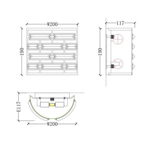Бра Maytoni Frontera MOD067WL-01CH в Нижнем Новгороде фото 3