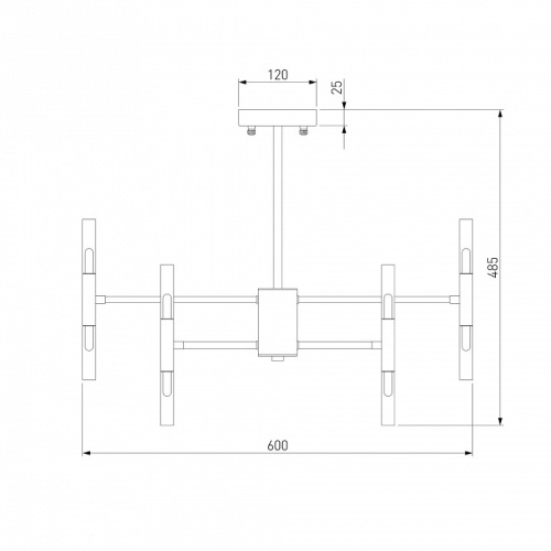 Люстра на штанге Bogate's Bastone 345 Smart в Нижнем Новгороде фото 3