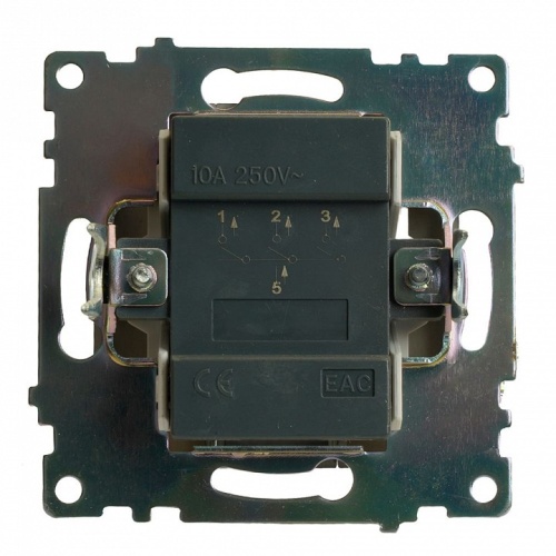 Выключатель трехклавишный без рамки Stekker Катрин 49415 в Нижнем Новгороде фото 5