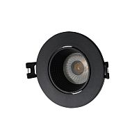 DK3061-BK Встраиваемый светильник, IP 20, 10 Вт, GU5.3, LED, черный/черный, пластик в Липецке