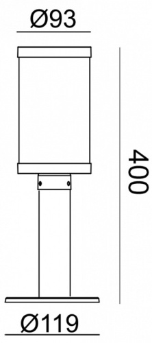 Наземный низкий светильник Escada Urban 30003G/01 в Нижнем Новгороде фото 3