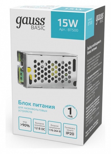 Блок питания Gauss  BT500 в Нижнем Новгороде фото 4