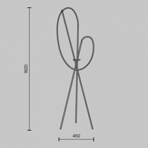 Торшер Maytoni Crochet MOD369FL-L36B3K в Нижнем Новгороде фото 5