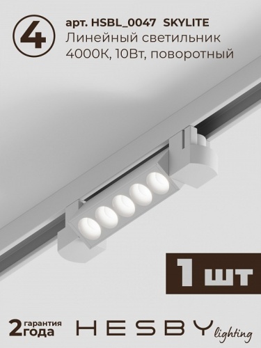 Комплект трековый Hesby Lighting Skylite №10 HSBL_kompl_S010_VI2W4K в Нижнем Новгороде фото 4