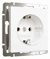 Розетка с заземлением, без рамки Werkel белый матовый W1171061 в Нижнем Новгороде