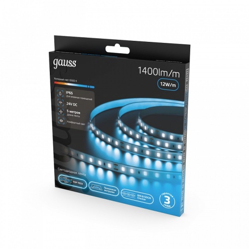 Лента светодиодная Gauss  23637452010 в Нижнем Новгороде фото 3