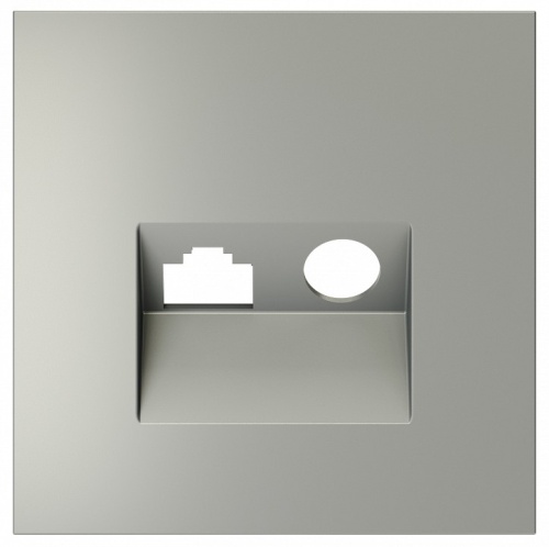 Накладка для ТВ-розетки и RJ-11 или RJ-45 Voltum S70 VLS002705 в Нижнем Новгороде