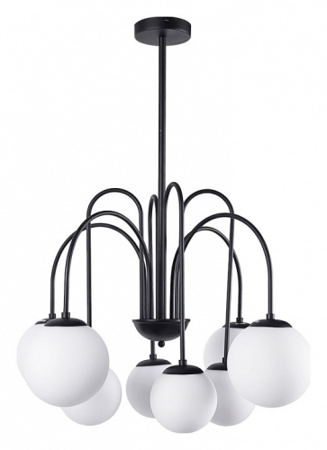 Люстра на штанге Arte Lamp Mebsuta A1675LM-8BK в Выборге