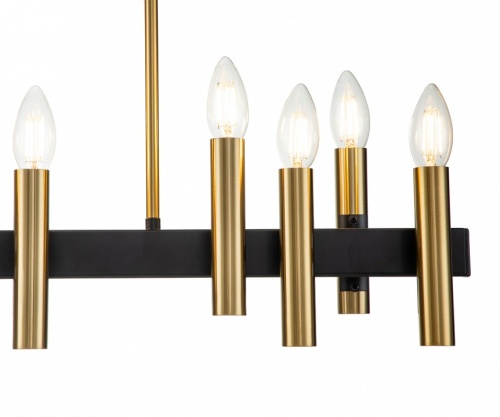 Люстра на штанге Indigo Cero 13009/12PL Black в Нижнем Новгороде фото 3