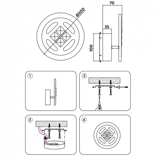 Бра Ambrella Light FA FA2955 в Нижнем Новгороде фото 3