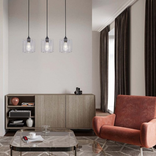 Подвесной светильник Escada Grid 10190/3S Chrome в Нижнем Новгороде фото 3