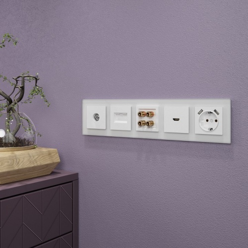 Рамка на 5 постов Werkel Favorit (белый матовый) W0051105 в Нижнем Новгороде фото 2