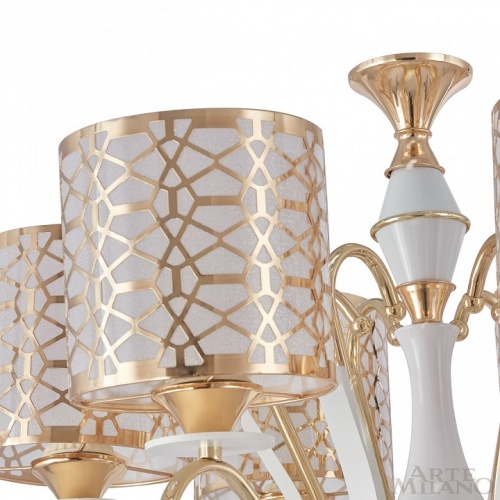 Подвесная люстра Arte Milano Florentia-1237 301237/6 Wh/Gd в Нижнем Новгороде фото 7