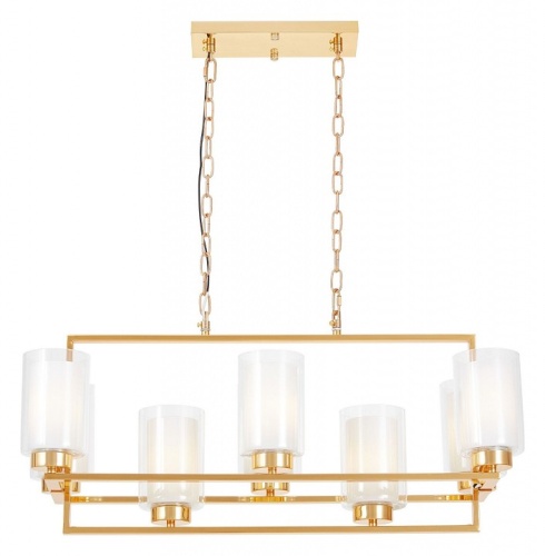 Подвесная люстра LUMINA DECO Lino LDP 1239-8 F.GD в Нижнем Новгороде фото 2