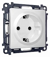 Розетка с заземлением и со шторкой, без рамки Ambrella Volt ALFA MA127010 в Нижнем Новгороде