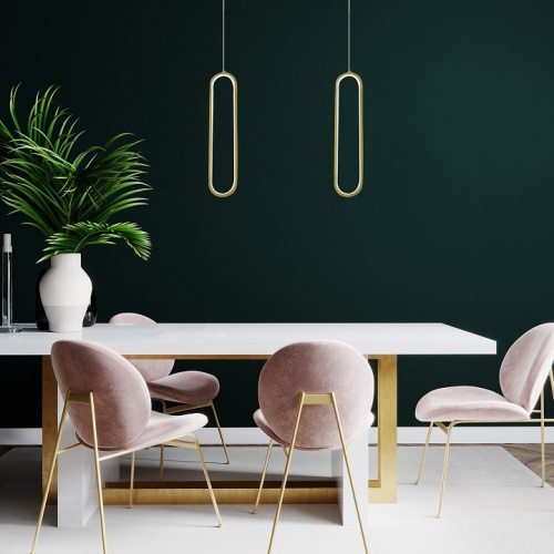 Подвесной светильник Eurosvet Spire 90269/1 черный/золото в Нижнем Новгороде фото 3