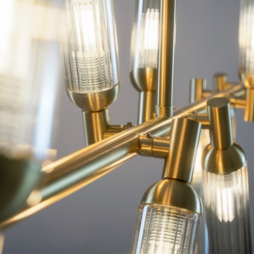 Люстра на штанге Freya Borgy FR5379PL-12G в Нижнем Новгороде фото 3