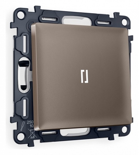 Выключатель проходной одноклавишный с подсветкой Ambrella Volt ALFA MA632035 в Нижнем Новгороде