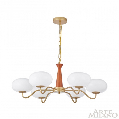 Подвесная люстра Arte Milano AM-Napoli 310166/D780/6 BS/WD в Нижнем Новгороде фото 8