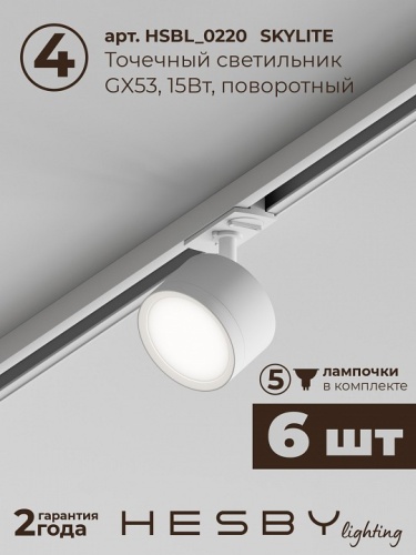 Комплект трековый Hesby Lighting Skylite №13 HSBL_kompl_S013_VI2W4K в Нижнем Новгороде фото 3