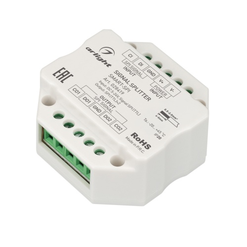 Усилитель SMART-SPI (12-24V, 2 output) (Arlight, IP20 Пластик, 5 лет) в Нижнем Новгороде фото 2