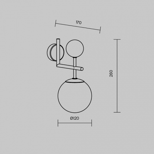 Бра Maytoni Museo MOD436WL-01BS в Нижнем Новгороде фото 5