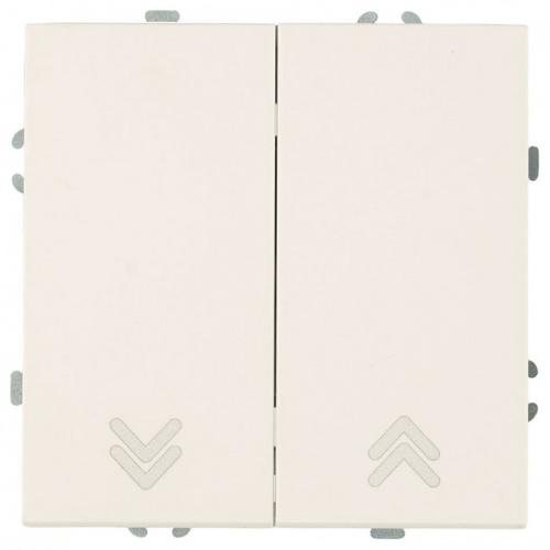 Выключатель самовозвратный двухклавишный без рамки Stekker Эмили 50325 в Нижнем Новгороде