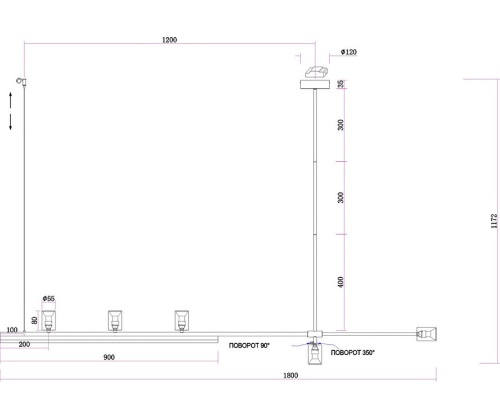 Подвесной светильник Kink Light Рия S07618-180,36 в Нижнем Новгороде фото 3