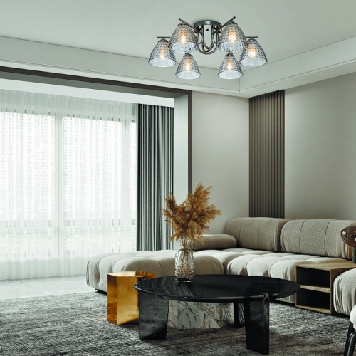 Потолочная люстра Escada Adonis 659/6PL Black в Нижнем Новгороде фото 3