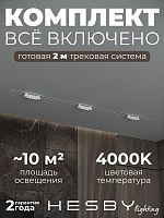 Комплект трековый Hesby Lighting Skylite №9 HSBL_kompl_S009_VI2W4K в Нижнем Новгороде