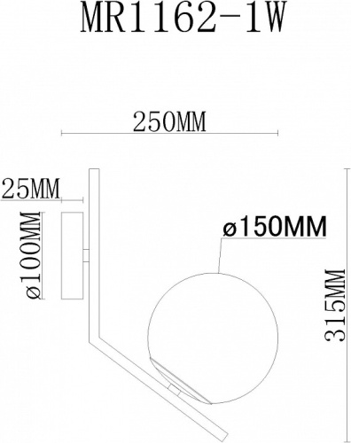 Бра MyFar Pierre MR1162-1W в Нижнем Новгороде фото 2