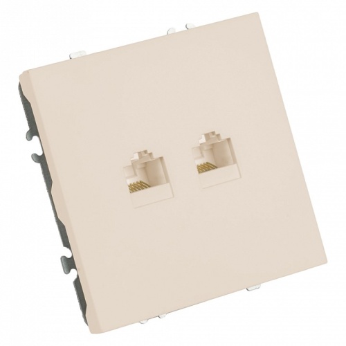 Розетка двойная Ethernet RJ-45 без рамки Stekker Эмили 49900 в Нижнем Новгороде фото 2