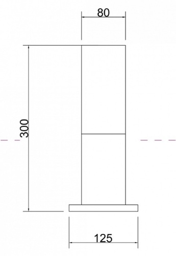 Наземный низкий светильник Maytoni Willis O418FL-01GR в Бородино фото 2