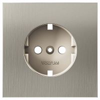 Накладка для розетки с заземлением Voltum S70 METAL VLSM000611 в Нижнем Новгороде